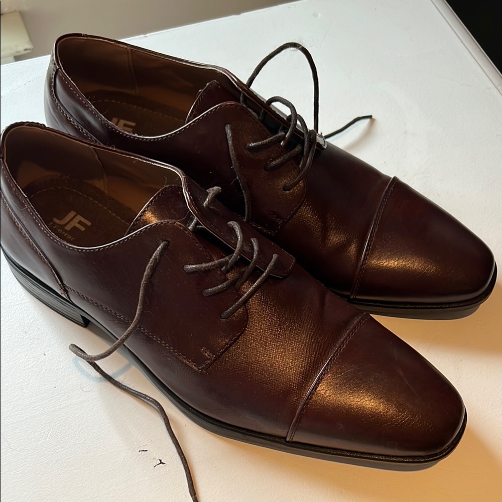 Men's Brown Memory Foam Dress Shoes